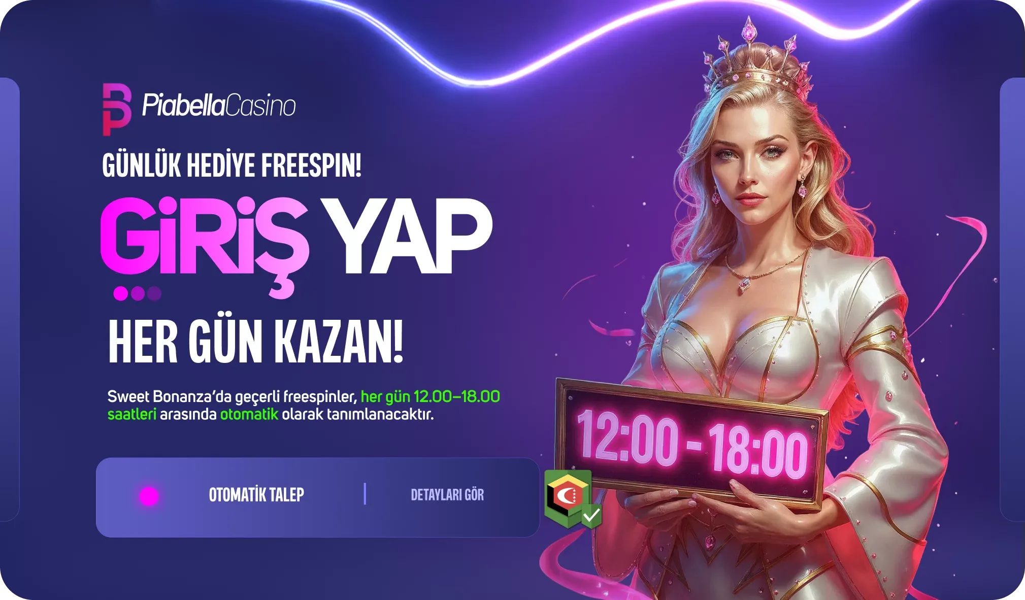 Günlük Hediye Freespin Bonusu