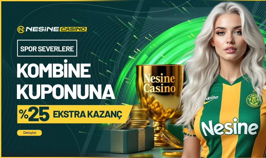 Kombine Kupon %25 Ekstra Kazanç
