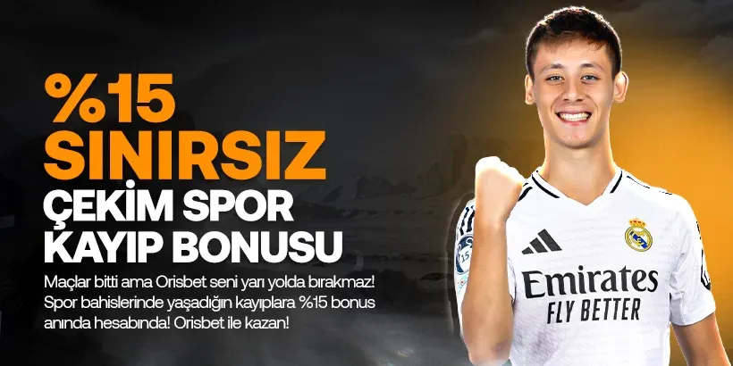 Sınırsız Çekim %15 Spor Kayıp Bonusu