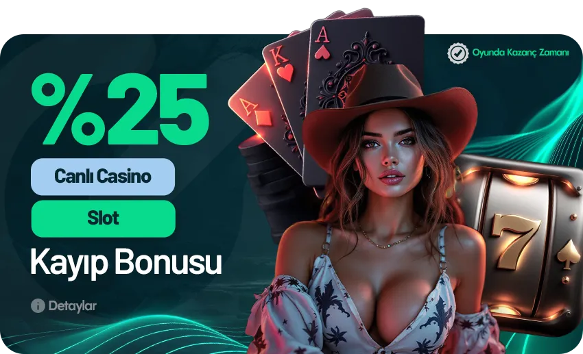 %25 Canlı Casino Ve Slot Kayıp Bonusu