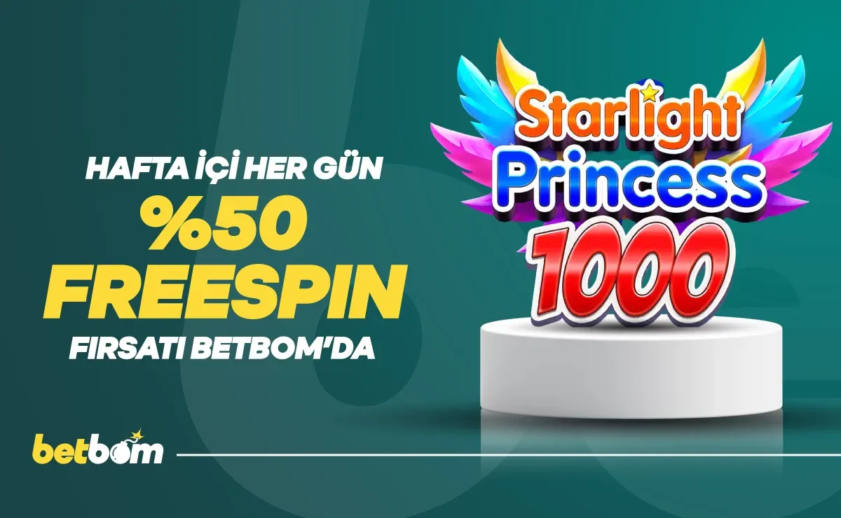 Hafta İçi %50 Freespin