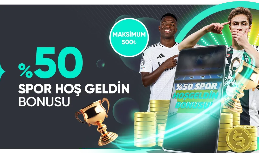 %50 Spor Hoş Geldin Bonusu