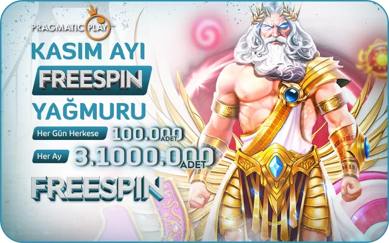 Kasım Ayı Freespin Yağmuru