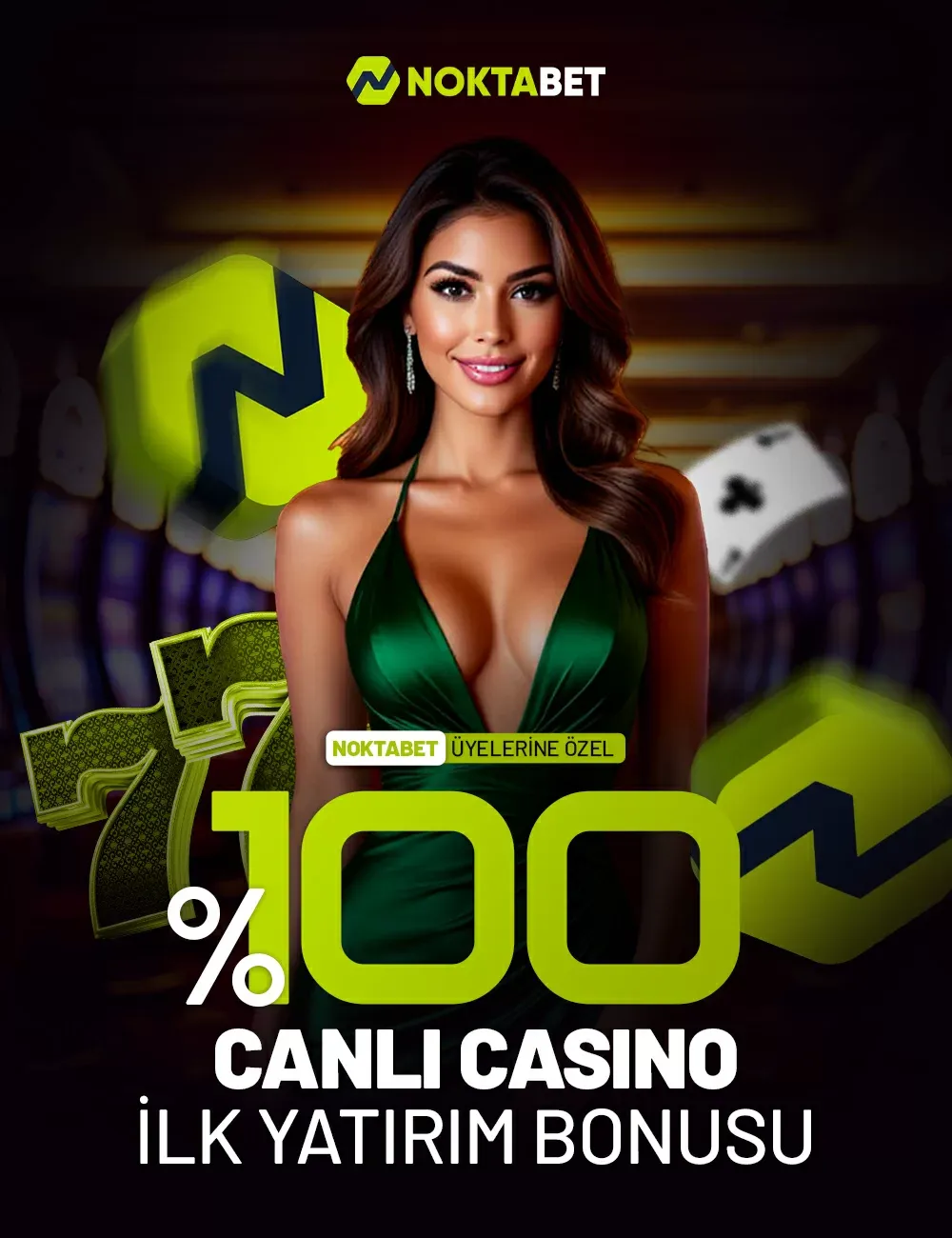%100 Casino İlk Yatırım Bonusu