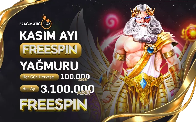 Kasım Ayı Freespin Bonusu