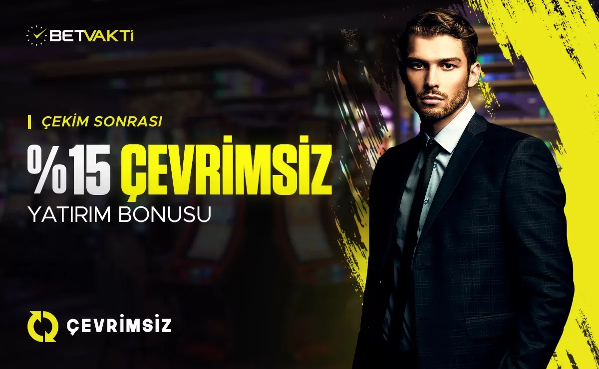 %15 Çevrimsiz Yatırım Bonusu