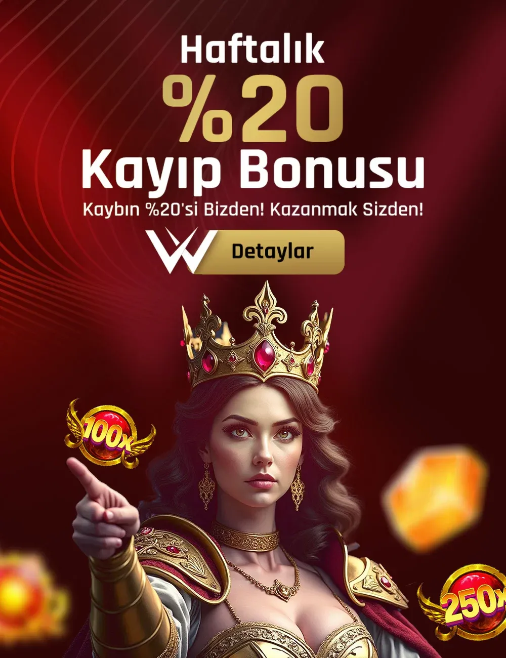 Haftalık %20 Kayıp Bonusu Fırsatı