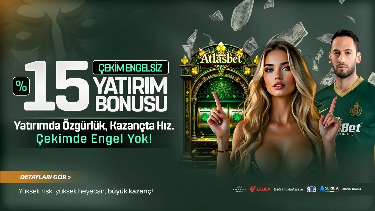 %15 Çekim Engelsiz Yatırım Bonusu