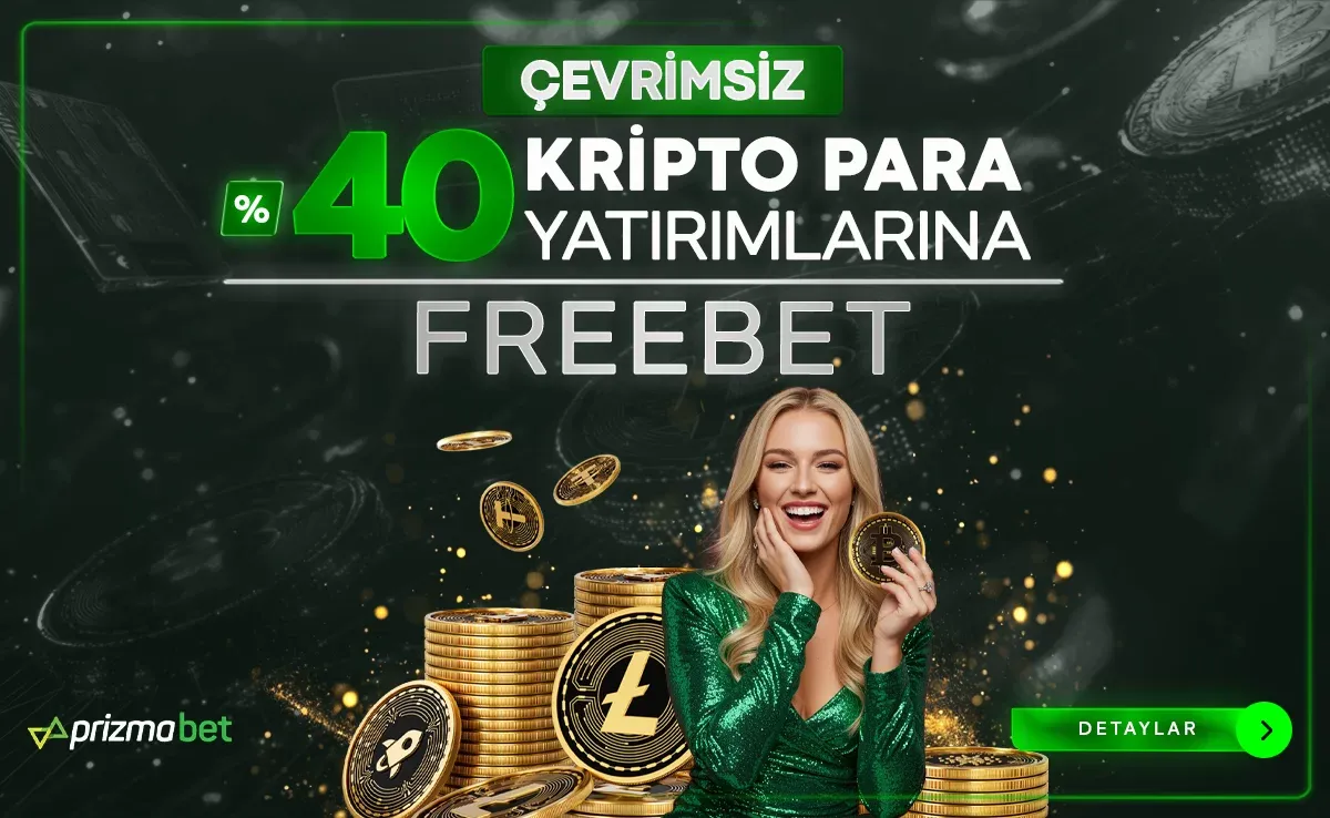 Kripto Para Yatırımlarına %40 Çevrimsiz Freebet